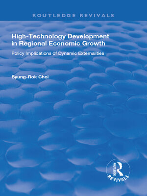 cover image of High-Technology Development in Regional Economic Growth